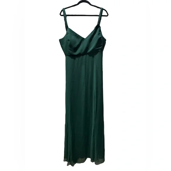 Birdy Grey DEVIN CONVERTIBLE DRESS CHIFFON EMERALD NEW NWT BRIDEMAID Medium - Picture 3 of 4